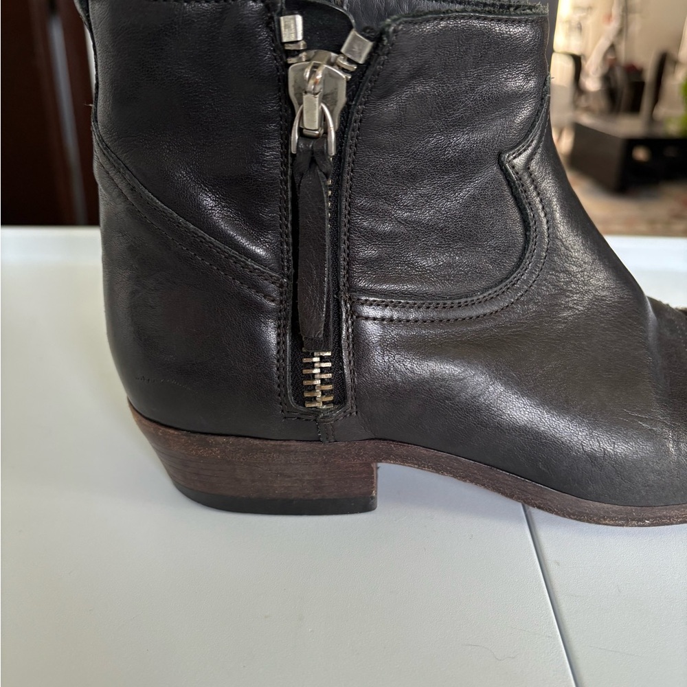 Golden Goose Black Ankle Boots - Picture 2 of 4